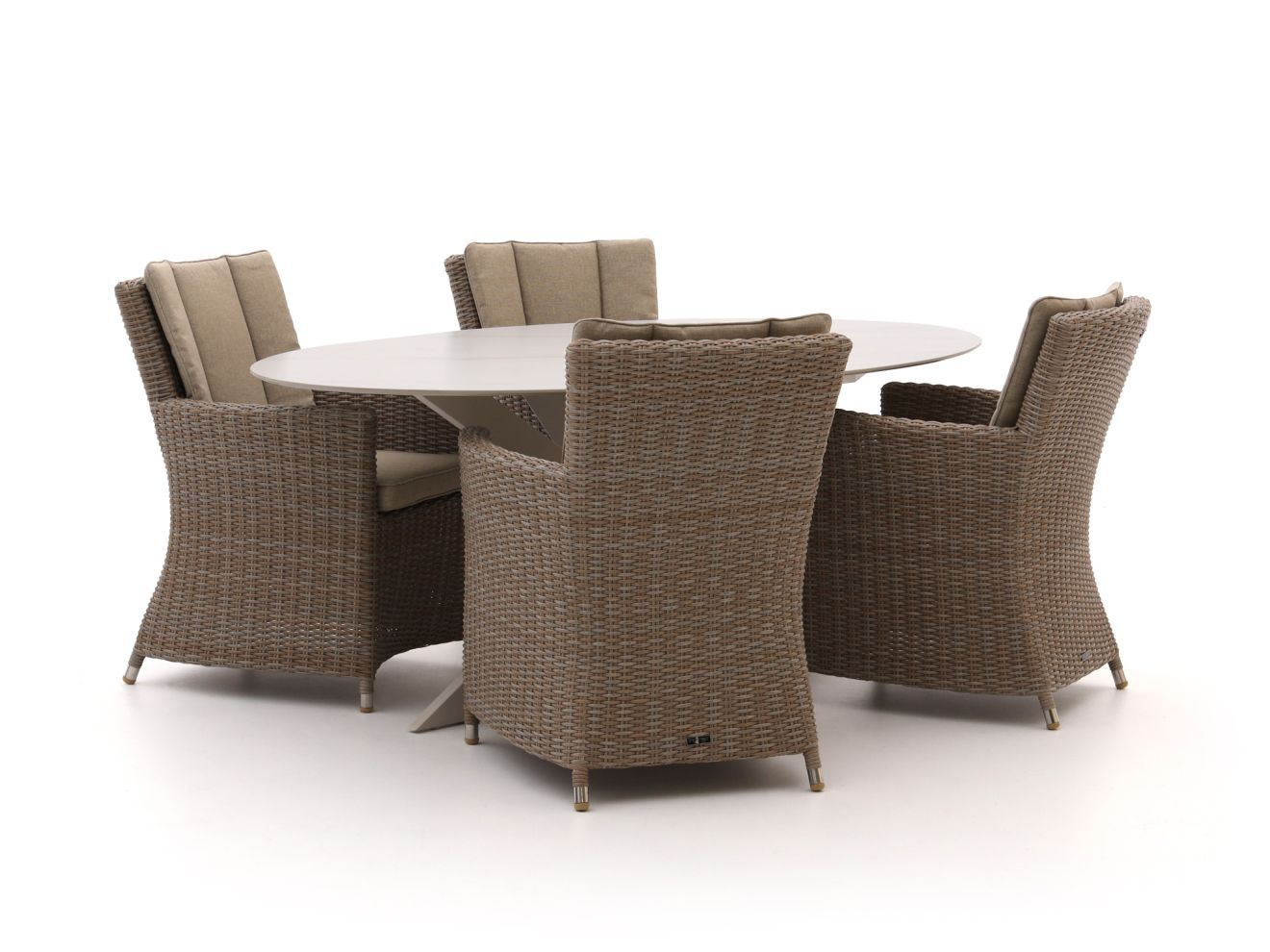 intenso adriano/furato ellips 200cm dining tuinset 5 delig laagste prijsgarantie!