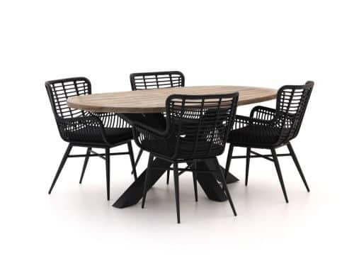 Intenso Asti/Rough-Y Ellips 200cm dining tuinset 5-delig - Laagste prijsgarantie!