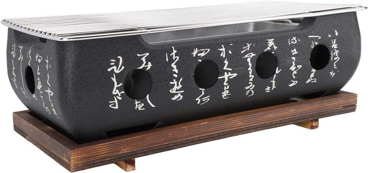 japanse bbq grill houtskool barbecue buiten koken