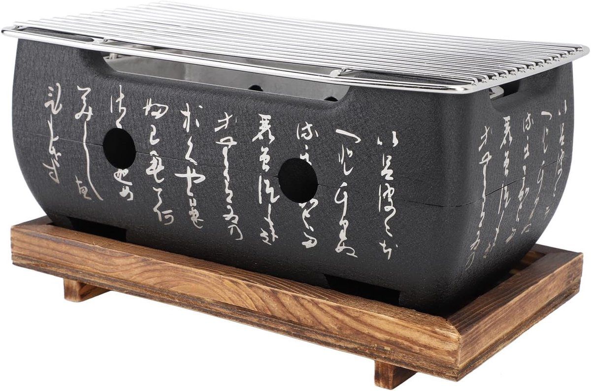 japanse bbq grill houtskool grill buiten koken