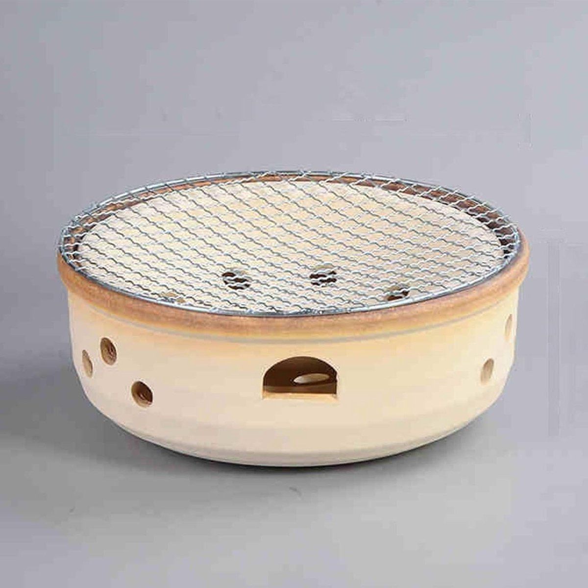 japanse tafel bbq aardewerk barbecue kachel buiten koken