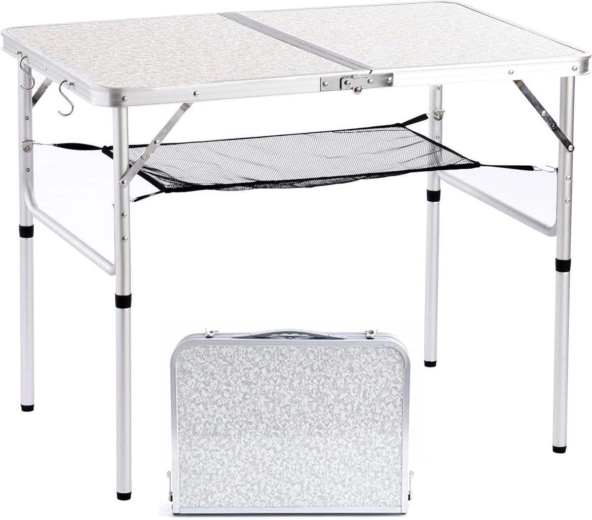 kampeertafel aluminium klaptafel opvouwbaar buiten koken 2