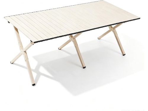 Kampeertafel - Klaptafel - Buitenactiviteiten - Koolstofstaal - 60x60x43cm