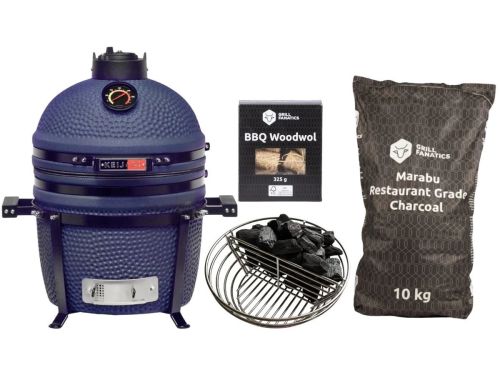 Keij Kamado BBQ Startersset - Legend Compact Blue 15 inch