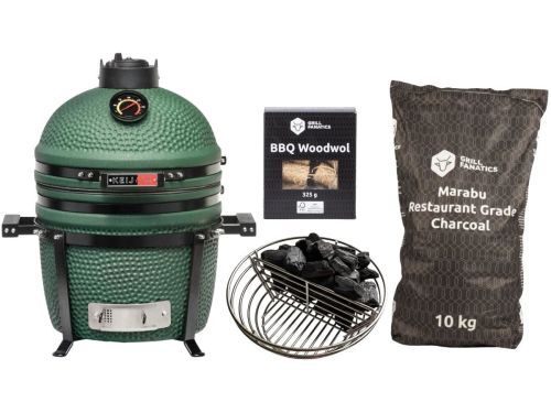 Keij Kamado BBQ Startersset - Legend Compact Green 15 inch