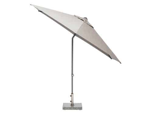 Kettler Easy push parasol 300cm rond grijs