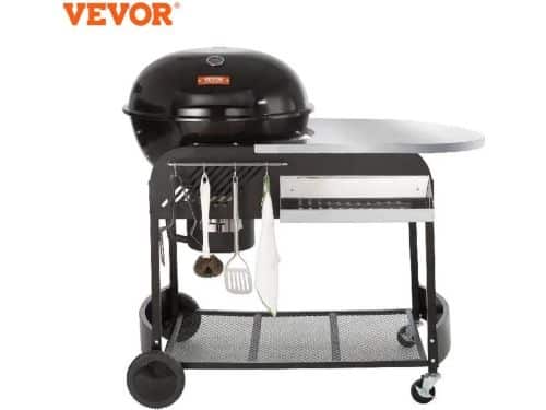 Kibus Houtskoolbarbecue - Grill - Ketel - Met wielen