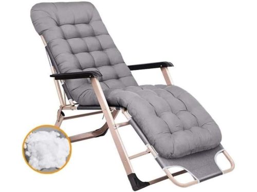 Klapstoel Opklapbed - Fauteuil Ligbed - Ontspannen Zitten - Verstelbare