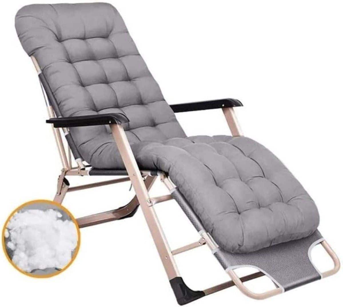 klapstoel opklapbed fauteuil ligbed ontspannen zitten verstelbare