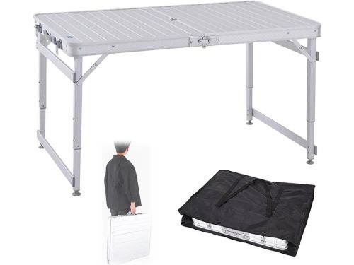 Klaptafel Aluminium - Draagbare Tafel - Buitenactiviteiten - Inklapbaar met
