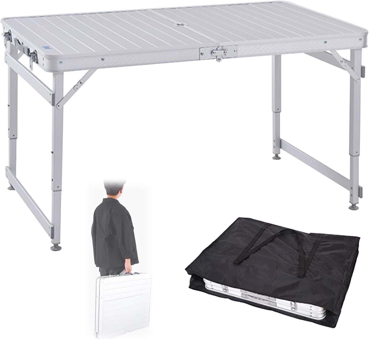klaptafel aluminium draagbare tafel buitenactiviteiten inklapbaar met