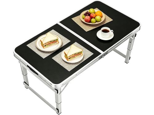Klaptafel Aluminium - Draagbare Tafel - Voedselbereiding Buiten - Verstelbare