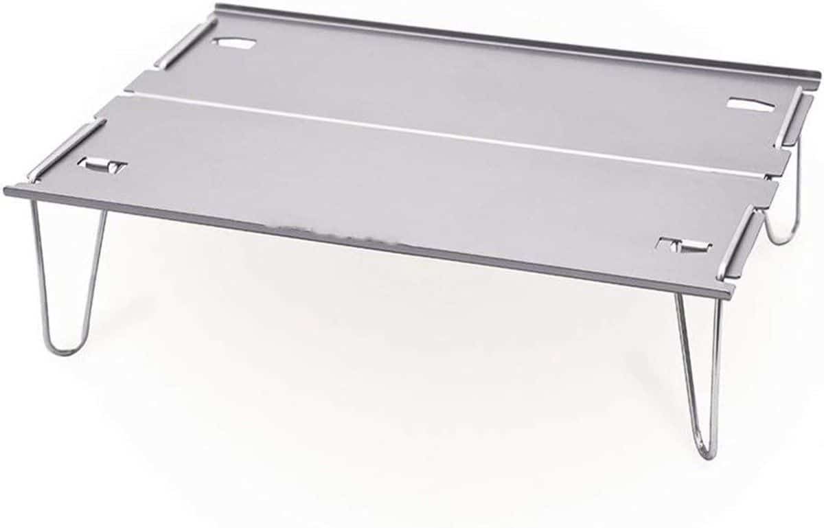 klaptafel aluminium mini tafel outdoor activiteiten gereedschapsloos