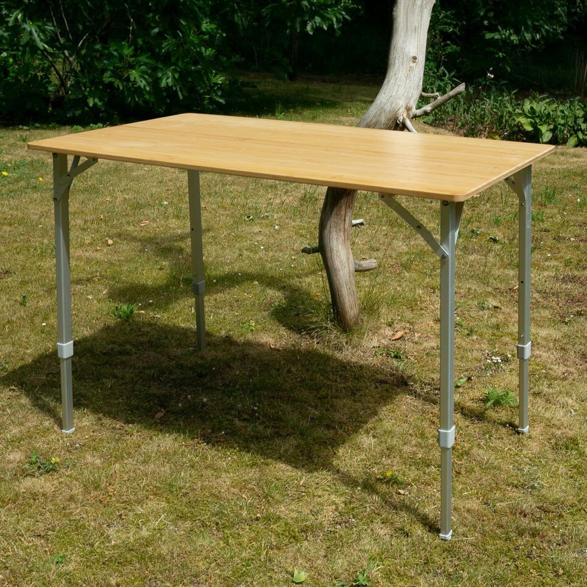klaptafel bamboe outdoor tafel kamperen en tuin
