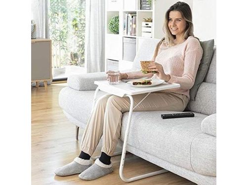 Klaptafel - Bedtafel Laptoptafel - Comfortabel Werken - In Hoogte