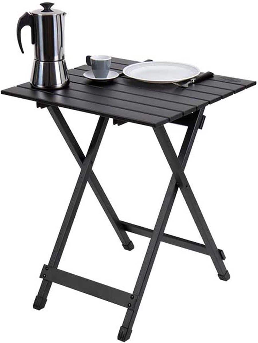 klaptafel bijzettafel kamperen compact opvouwbaar 50x50x64cm