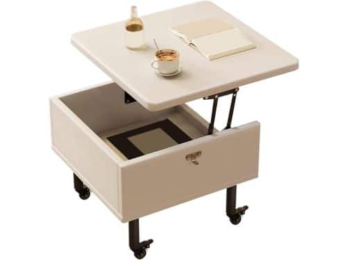 Klaptafel - Bijzettafel - Multifunctioneel Gebruik - In Hoogte Verstelbaar