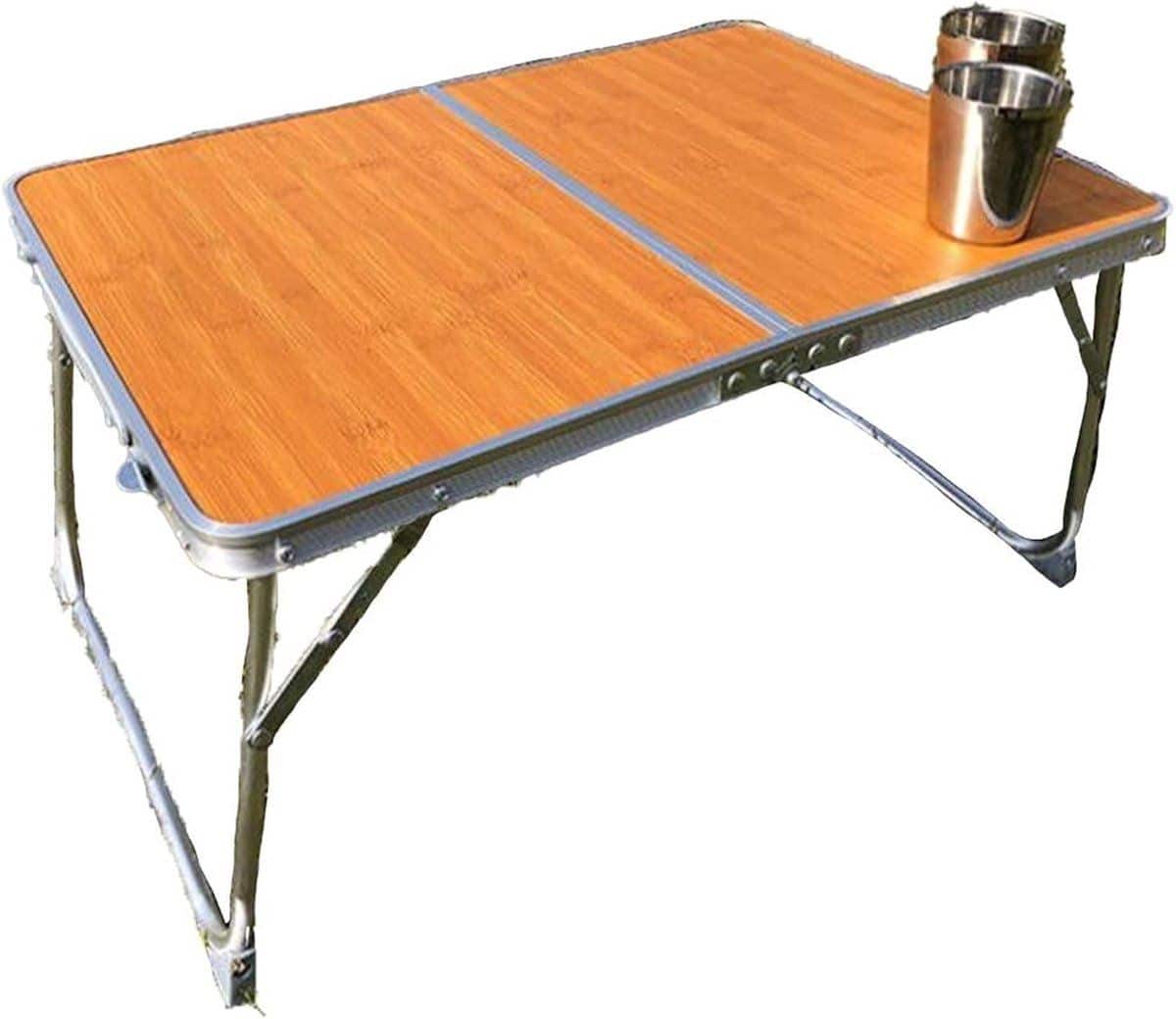 klaptafel buiten tafel kamperen en picknicken lichtgewicht
