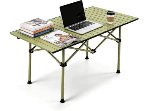Klaptafel - Buitentafel Rolblad - Kamperen en Tuin - Koolstofstaal