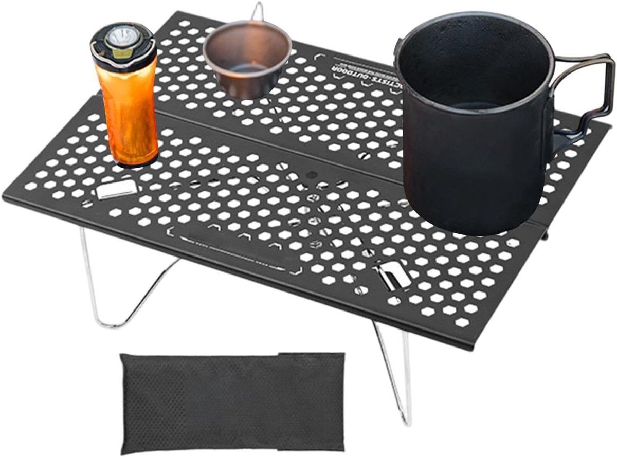 klaptafel draagbare minitafel kamperen en picknicken stevige