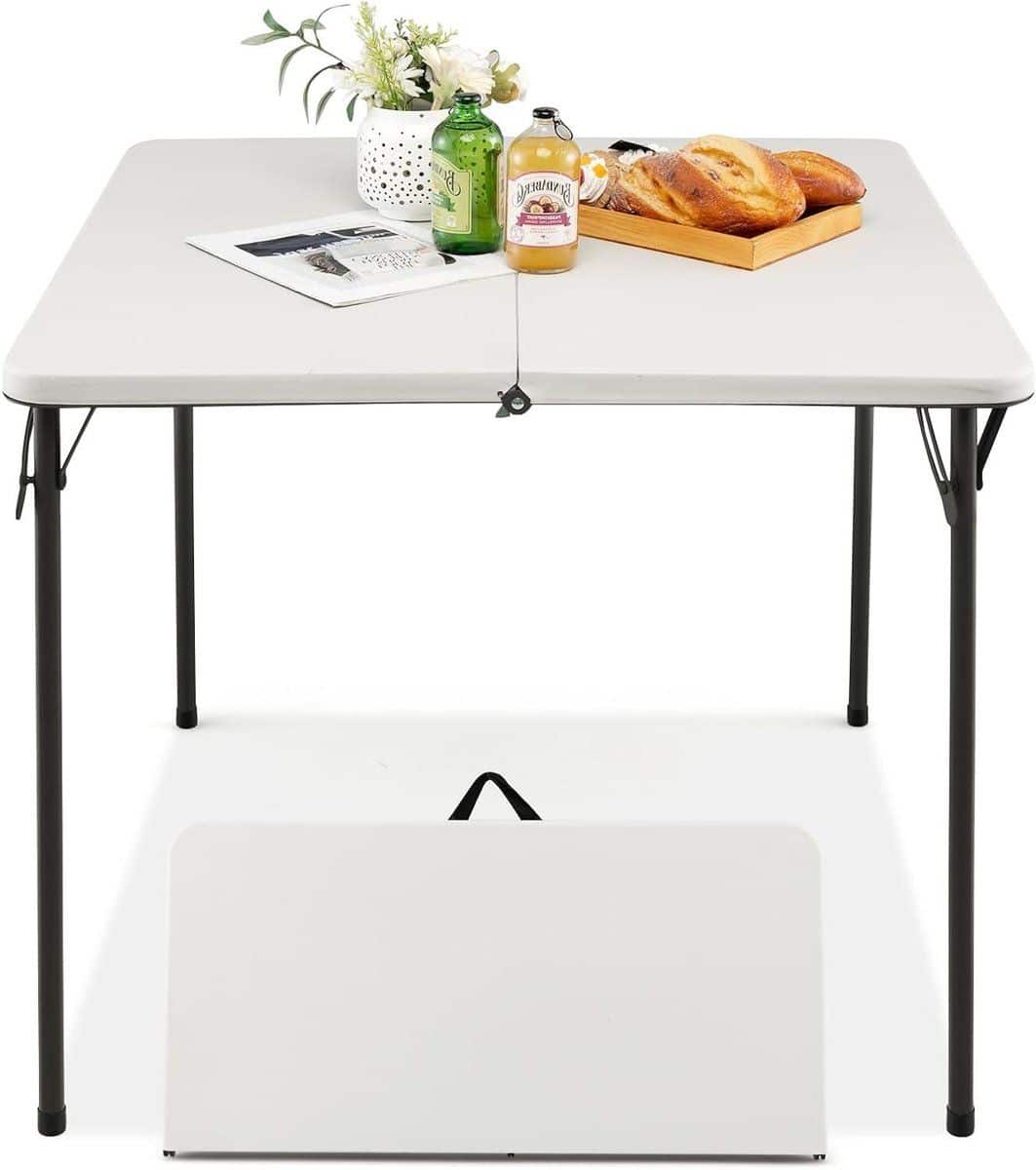 klaptafel draagbare tafel buiten dineren weerbestendig hdpe