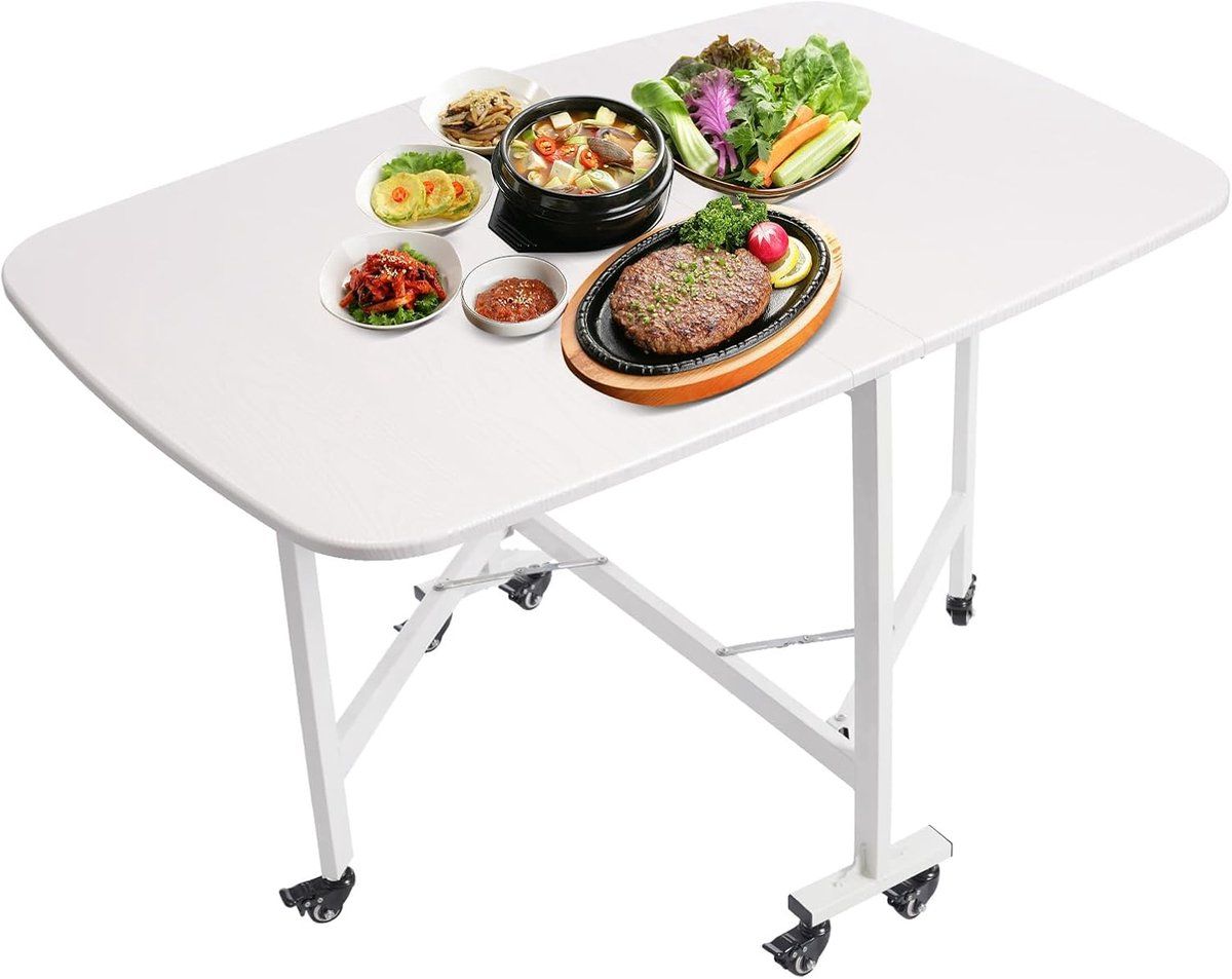 klaptafel eettafel eetkamer tafel compact wonen met