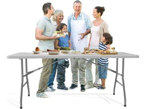 Klaptafel - Feesttafel Opvouwbaar - Buiten Eten - Met Draaggreep