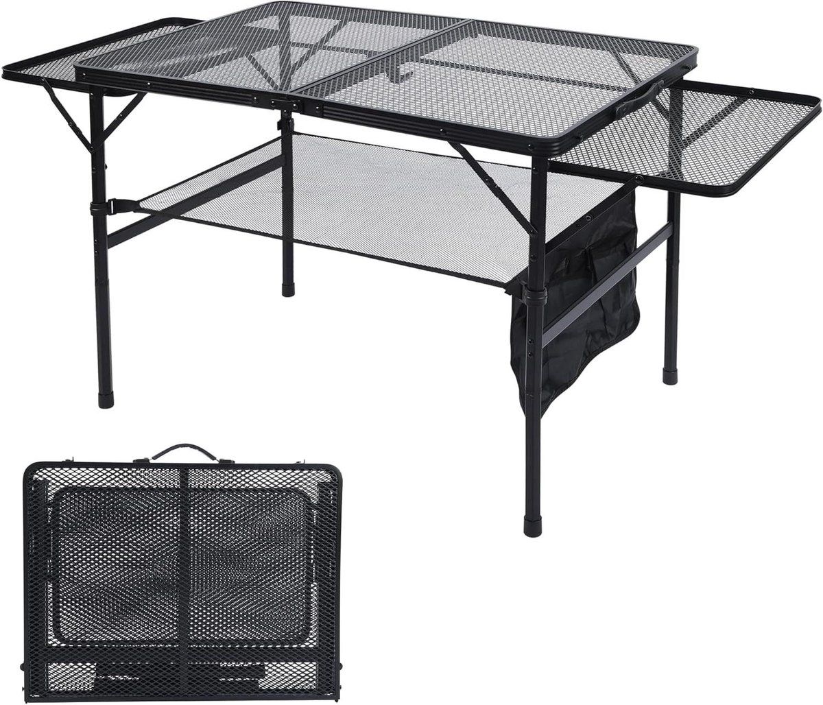 klaptafel grill buiten tafel kamperen en picknicken