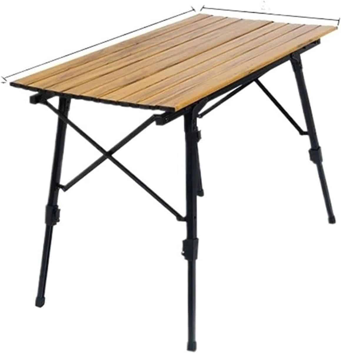 klaptafel hout aluminium opvouwbare tafel outdoor bijeenkomsten