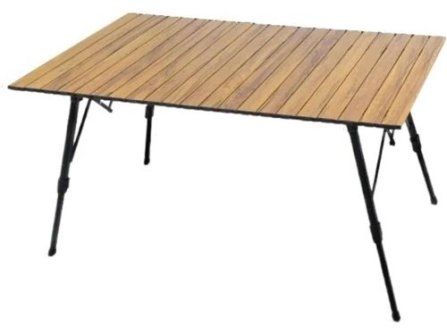 Klaptafel Hout - Eettafel Buiten - Kamperen Picknick - Verstelbaar