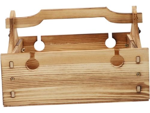 Klaptafel Hout - Picknicktafel - Buiten Zitten - Inclusief Mand