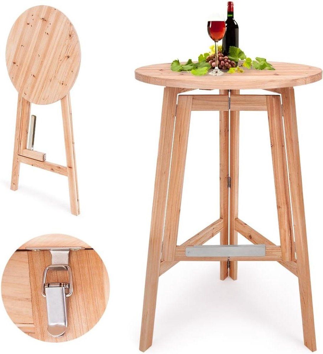 klaptafel houten bar staande tafel feest organiseren