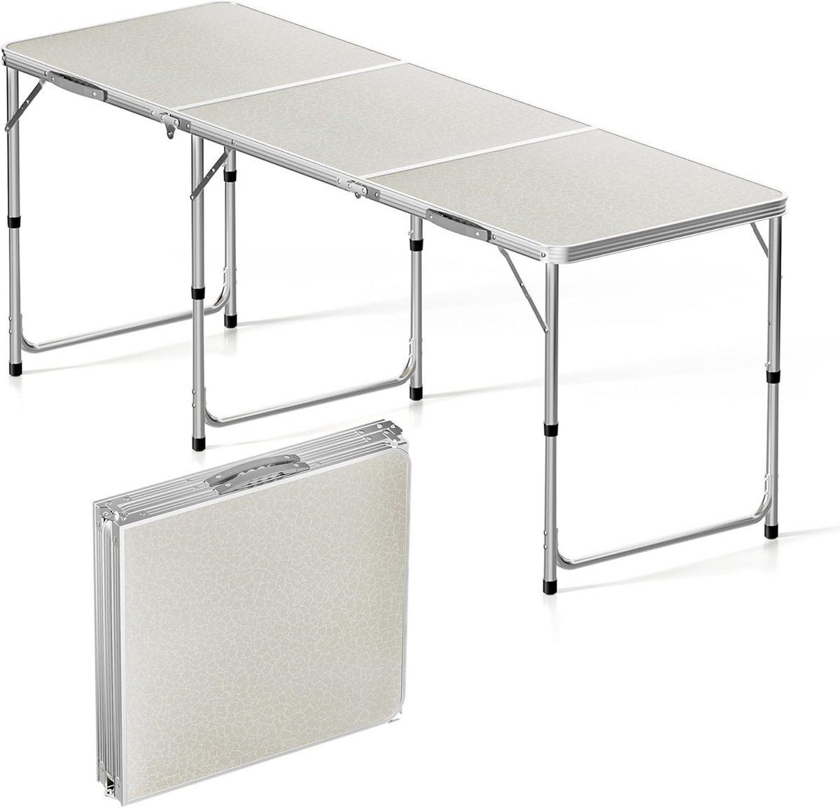 klaptafel kampeertafel buitenactiviteiten in hoogte verstelbaar