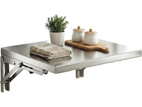 Klaptafel met Beugels - Opvouwbare Werkbank - Ruimte Besparen