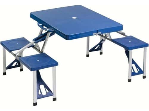 Klaptafel met krukken - Picknicktafel set - Buiten dineren