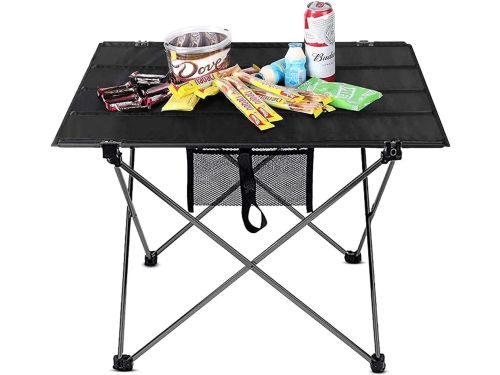 Klaptafel met Opbergruimte - Outdoor Tafel - Kamperen en Picknicken