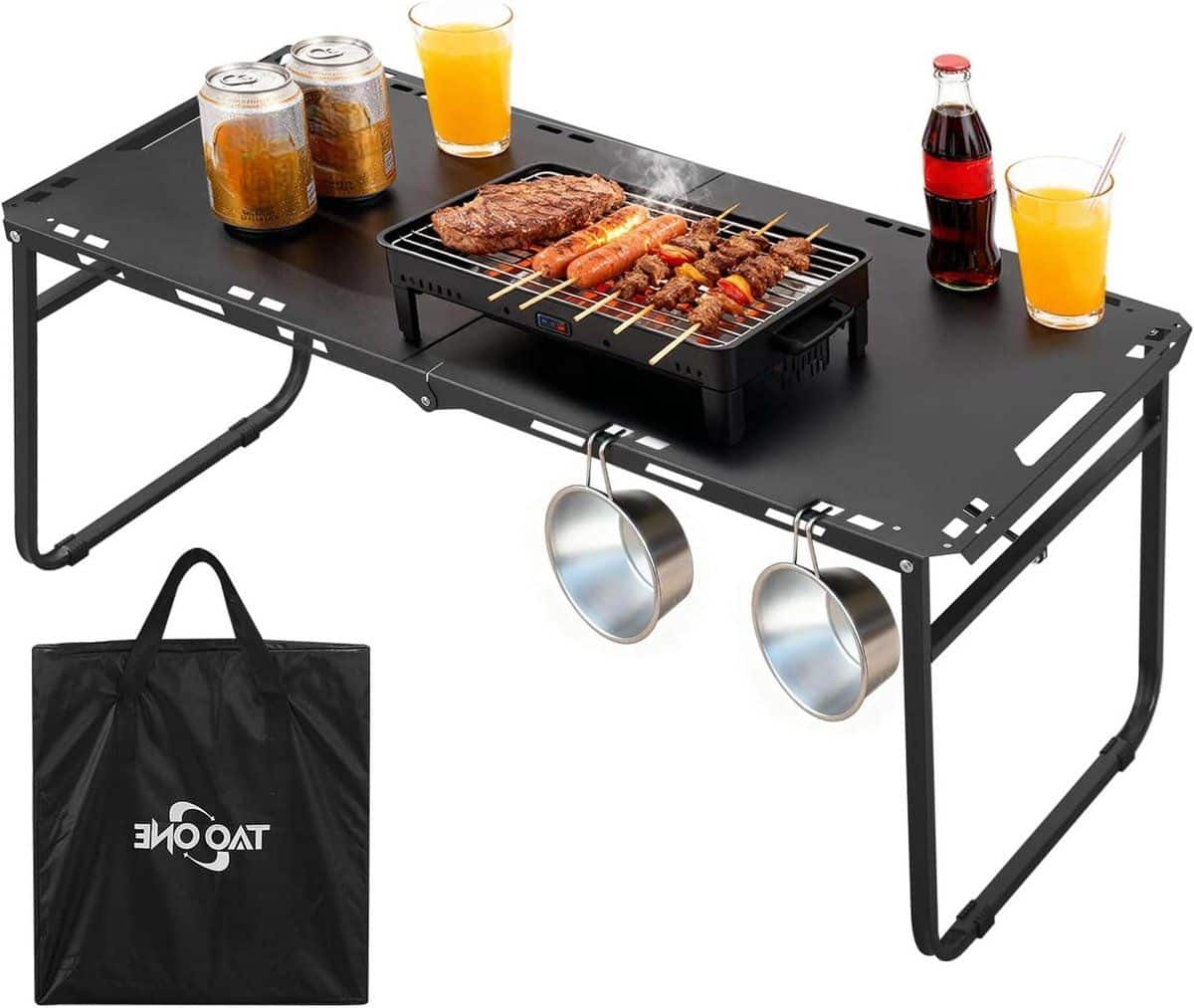 klaptafel metaal dressoir tafel extra oppervlak inklapbaar