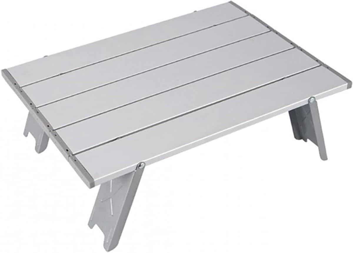 klaptafel mini tafel buitenactiviteiten lichtgewicht aluminium