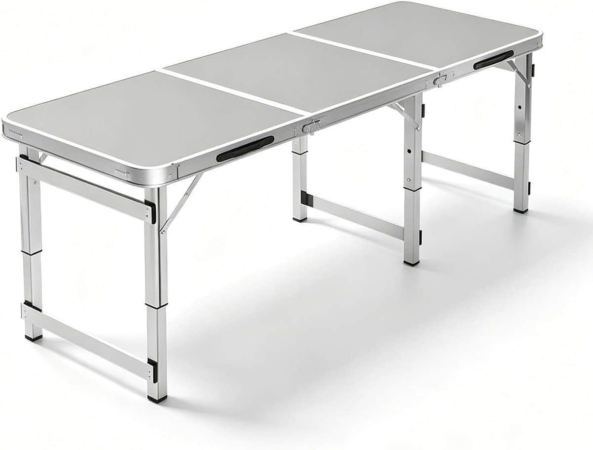 klaptafel opvouwbare tafel buitenactiviteiten hoogte verstelbaar
