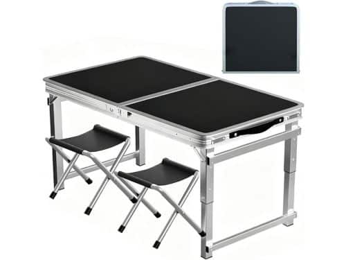 Klaptafel - Opvouwbare tafel - Buitenactiviteiten - In hoogte verstelbaar