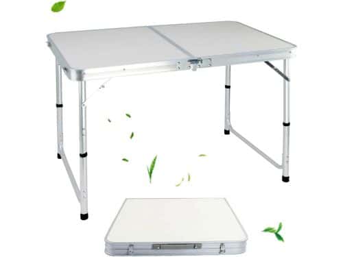 Klaptafel - Opvouwbare tafel - Picknick kamperen - 3 Hoogtes