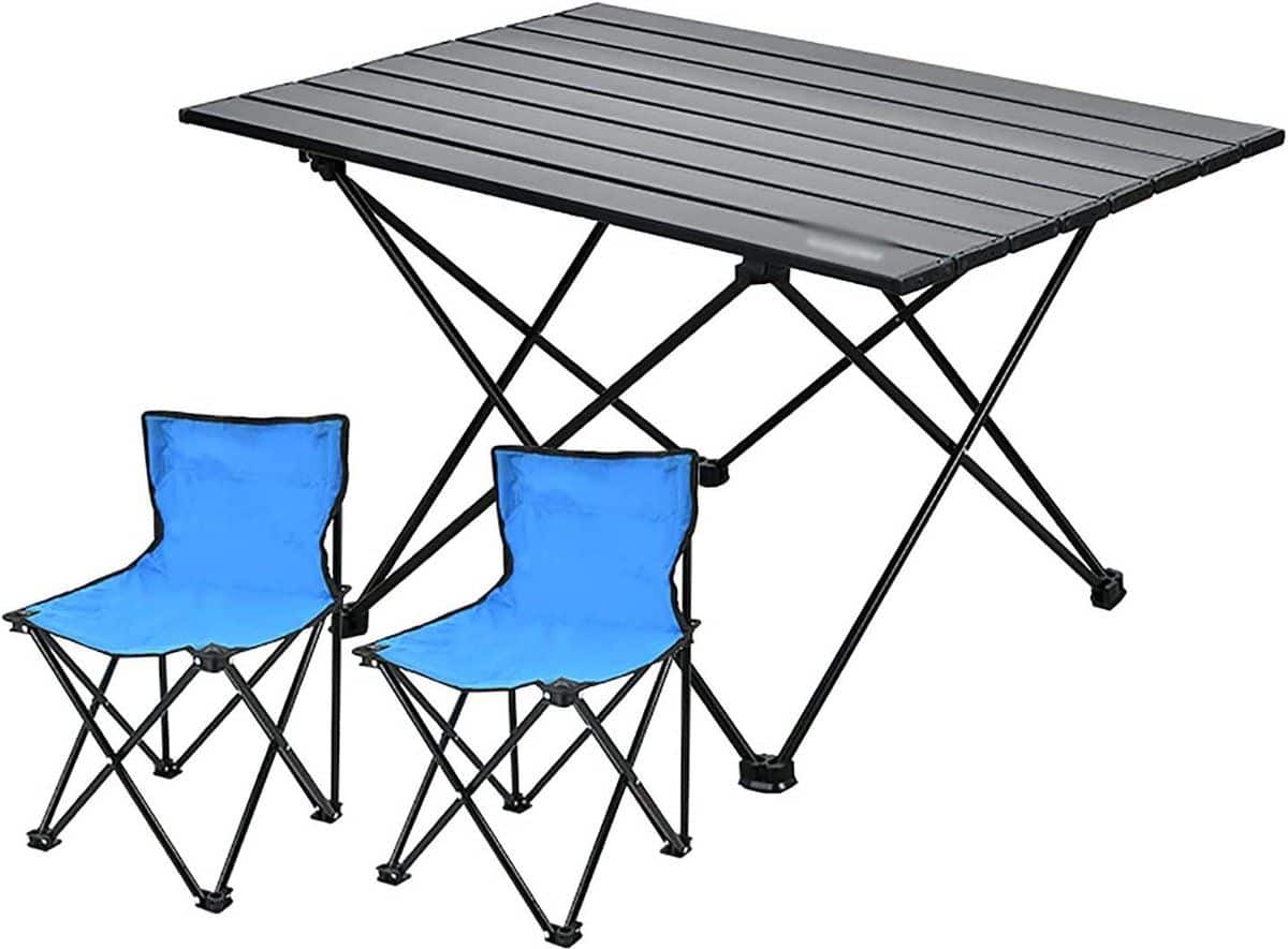 klaptafel outdoor picknicktafel buiten zitten draagbaar aluminium