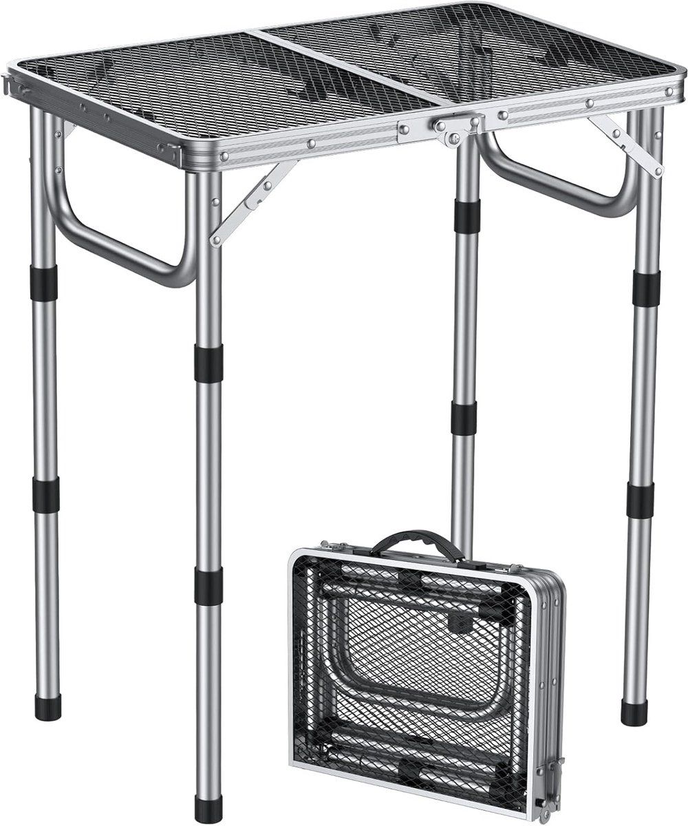 klaptafel outdoor picknicktafel kamperen en bbq 3 voudig