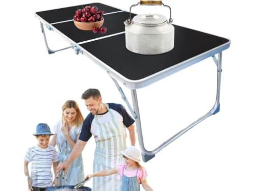 Klaptafel - Outdoor tafel - Kampeeruitrusting - Verstelbare hoogte