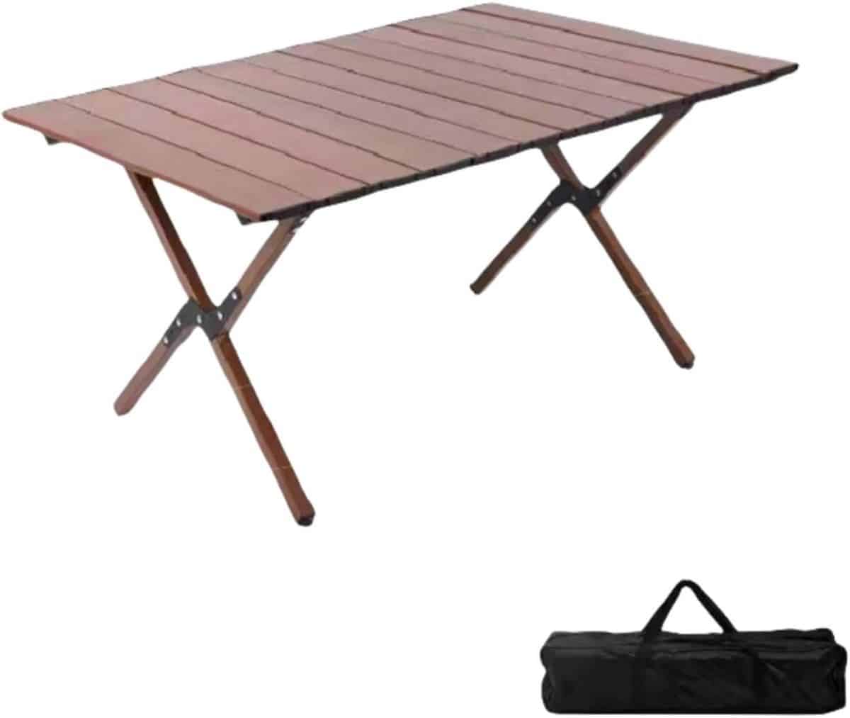 klaptafel picknicktafel buiten dineren lichtgewicht aluminium