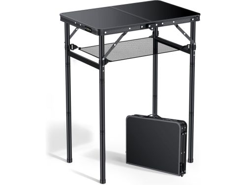 Klaptafel - Picknicktafel - Buiten Zitten - 3 Hoogtes Instelbaar