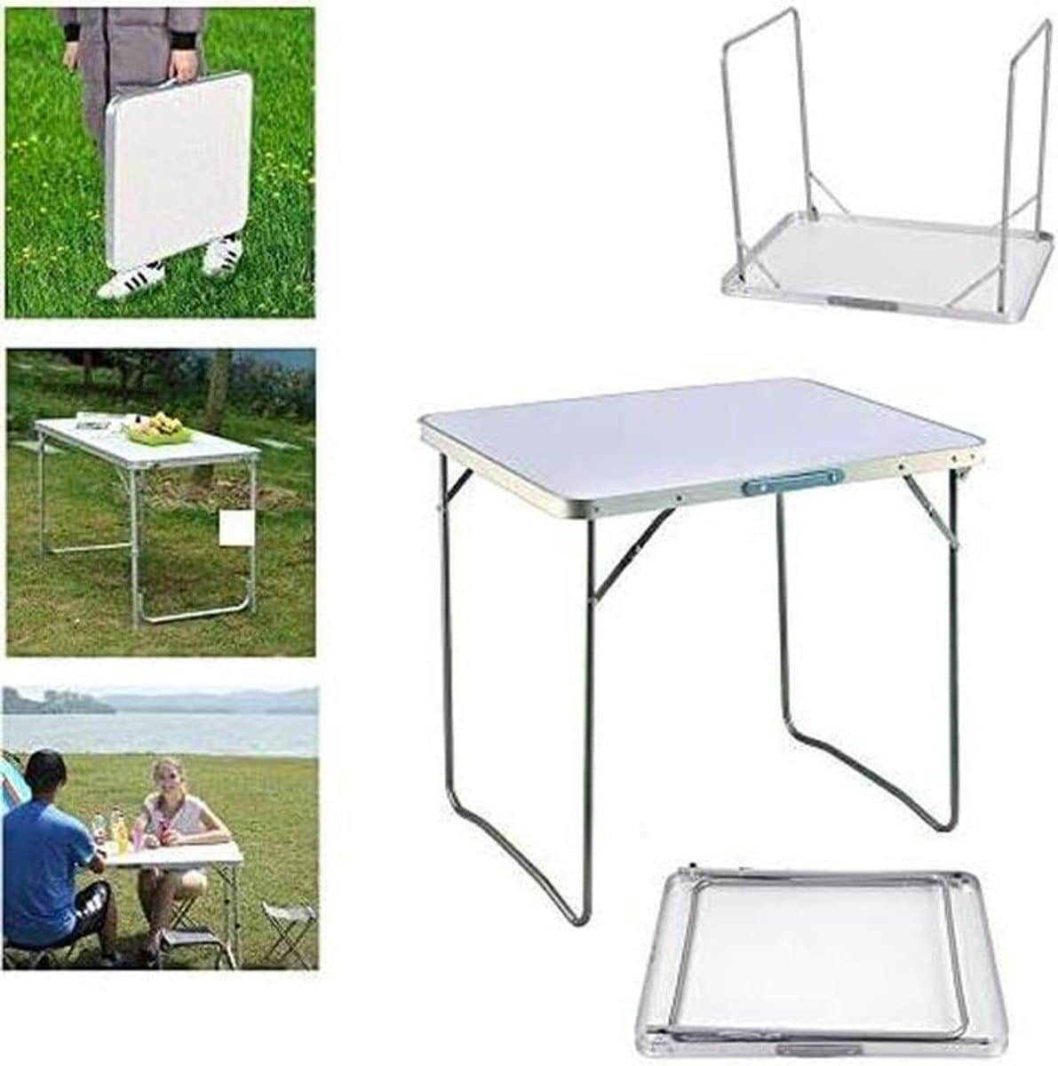 klaptafel picknicktafel tuintafel buiten zitten lichtgewicht aluminium