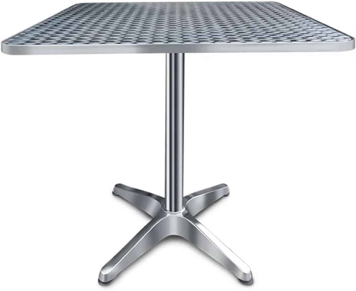 klaptafel picknicktafel werktafel buiten koken roestvrij staal