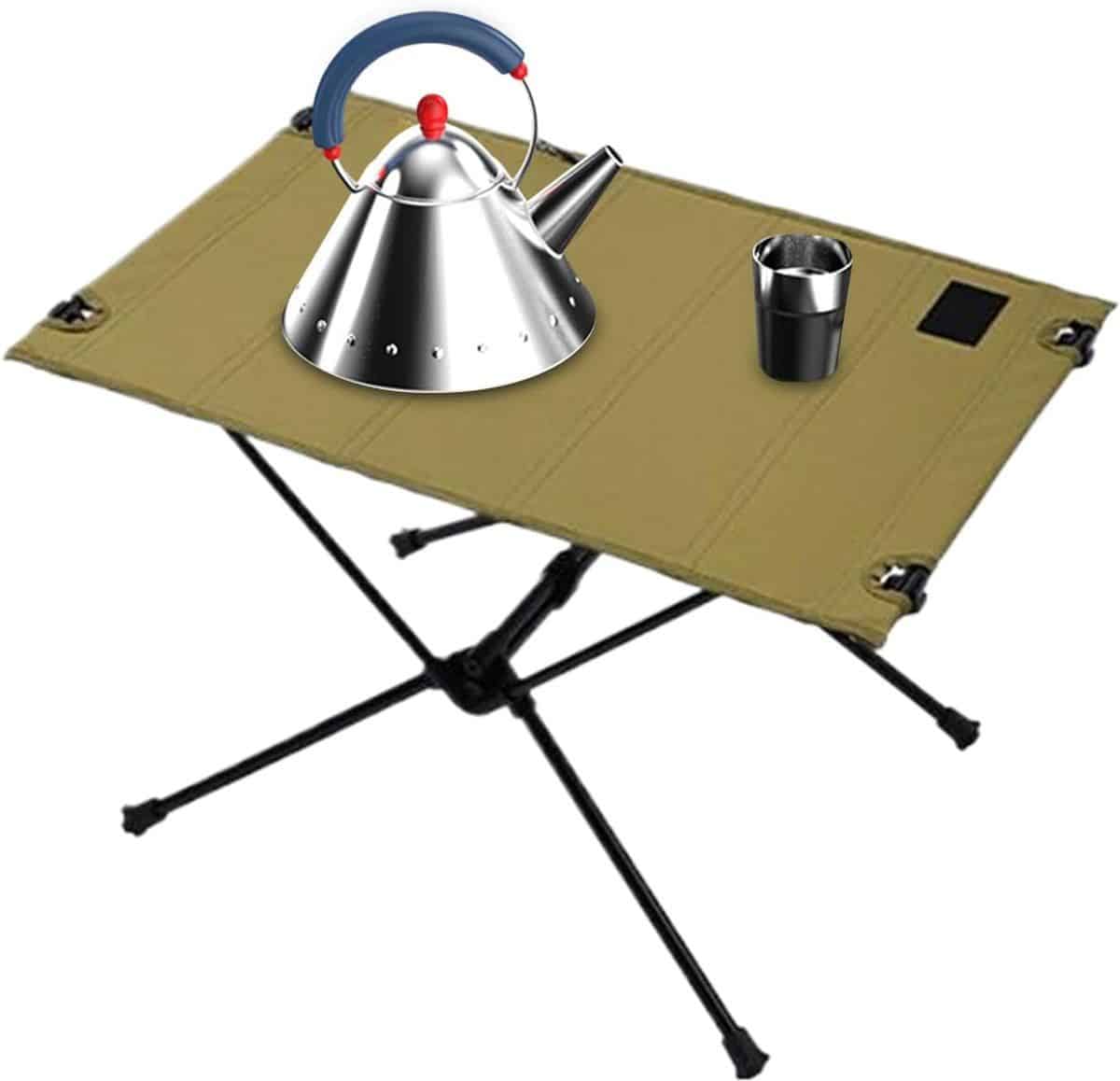 klaptafel reistafel outdoor gebruik stabiel frame