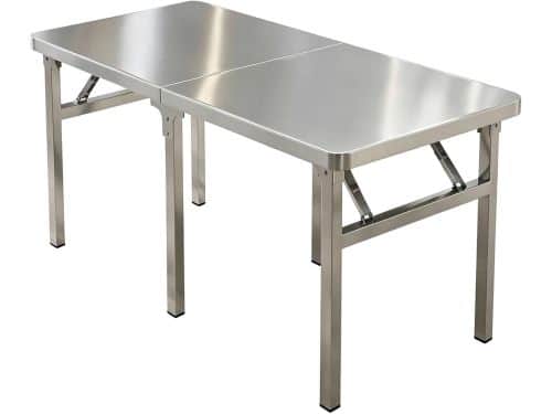 Klaptafel Roestvrijstaal - Opvouwbare Werkbank - Voedselbereiding Keuken - Ruim